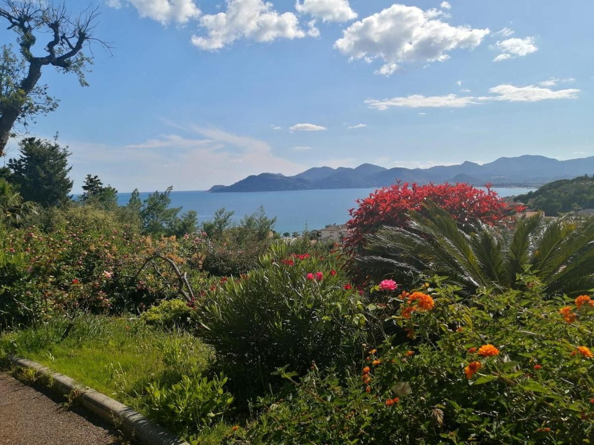 Flo & Rose Azur - Duplex Vue Mer Terrasses Piscine Jardins Parking Cannes Exterior photo